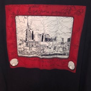 Men’s 2XL Nashville Skyline Etch-a-Sketch Tee